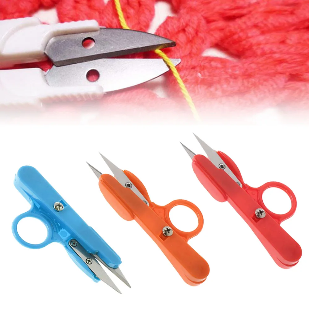 

Sewing Thread Scissors fish line Trimmer Cross Stitch Tailor Clipper Portable cutter Nipper coupe fil couture Sewing Accessories