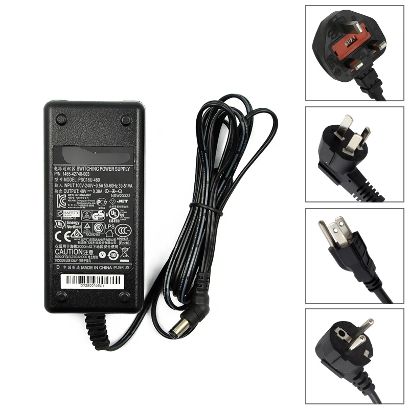 Подержанный блок питания переменного тока для телефона Polycom VX 300 400 500 VOIP 2200-46170-001 |