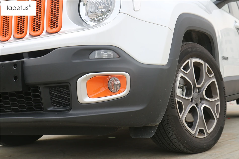 Аксессуары для Jeep Renegade передняя фара наружная противотуманная фара формовочная крышка комплект отделка/4 цвета