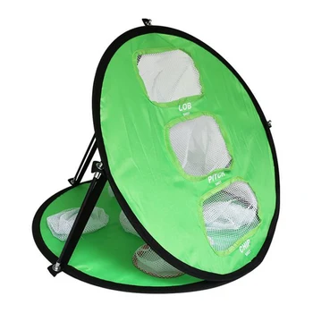 

Hot sale Golf Swing Net Swing Trainer Golf Practice Net Chipping Pitching Cages Mats Portable Drop Ship