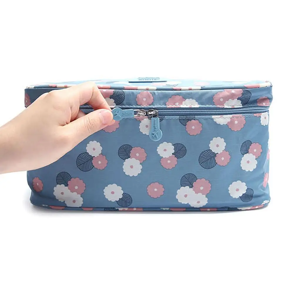 Color Version Multi-function Underwear Bra Underwear Storage Bag Makeup Finishing Organizer Storage Case for Cosmetics Toiletrie