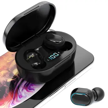 

E7S Bluetooth 5.0 Wireless Earphones Led Business Stereo Headphones Stereo Sports Earbuds Charging Box Mini Sports Headphones