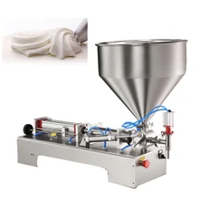 Пневматическая машина для наполнения многоцелевой крем томатный соус арахисовое масло количественная Одиночная машина для наполнения