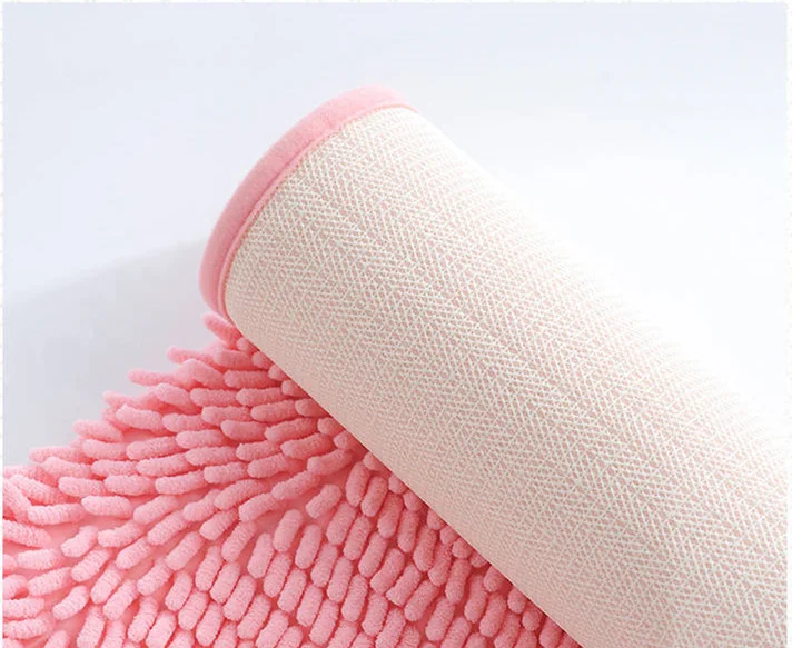 Простой полукруглый Противоскользящий коврик для ванной Придверный