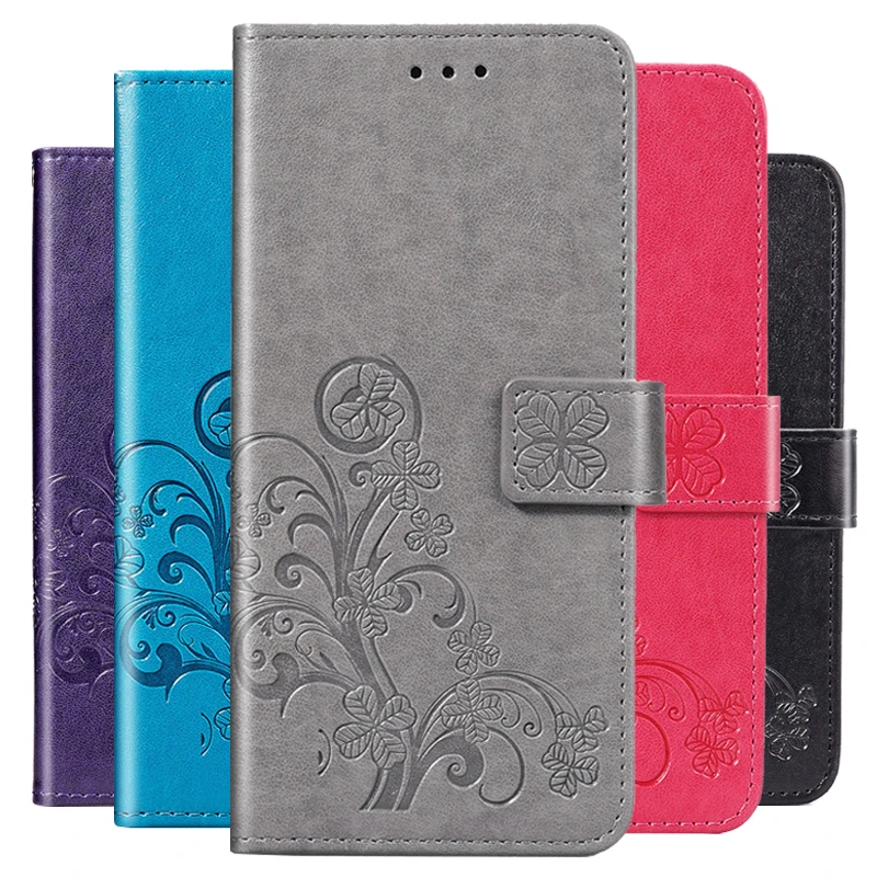PU Leather Flip Wallet Cover for Tecno Spark 7 Pro Pop 4 pop5 5 Air 6 GO Camon 15 Phone Case Protective Shell | Мобильные телефоны