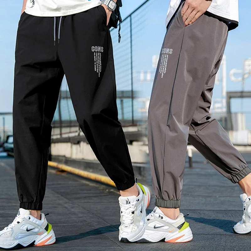 

2020 Men Pocket Harem Hip Pop Pants Trousers Streetwear Sweatpants Hombre Male Casual Fashion Cargo Pants Men Jogger Pants