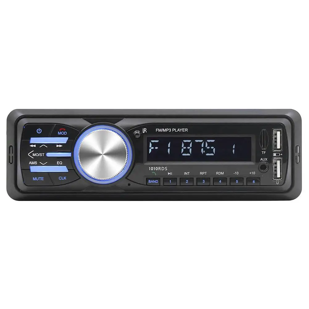 

New Arrivals 12V 1Din Car Bluetooth Stereo MP3 Player RDS FM Radio USB AUX Receiver Car Audio Player