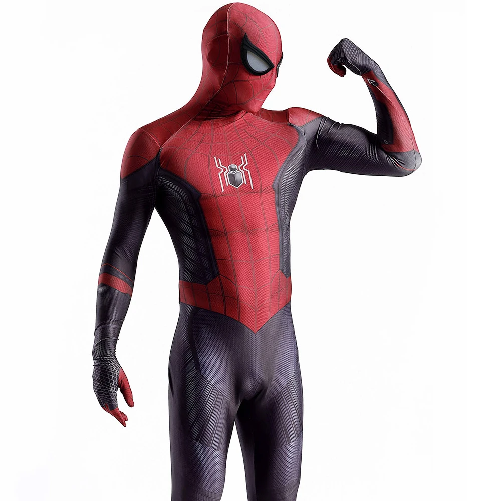 Spider Man No Way Home Costume Fin New No Way Home Spyboy Costume Cosplay Spandex Lycra Superhero Zentai  Bodysuit Halloween Costume Tom Holland Costume Adult Kids - Cosplay Costumes  - AliExpress