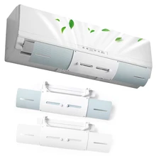 Крышка Кондиционера Телескопический кондиционер дефлектор перегородка щит ветровой направляющий месяц прямой анти-Ветер щит