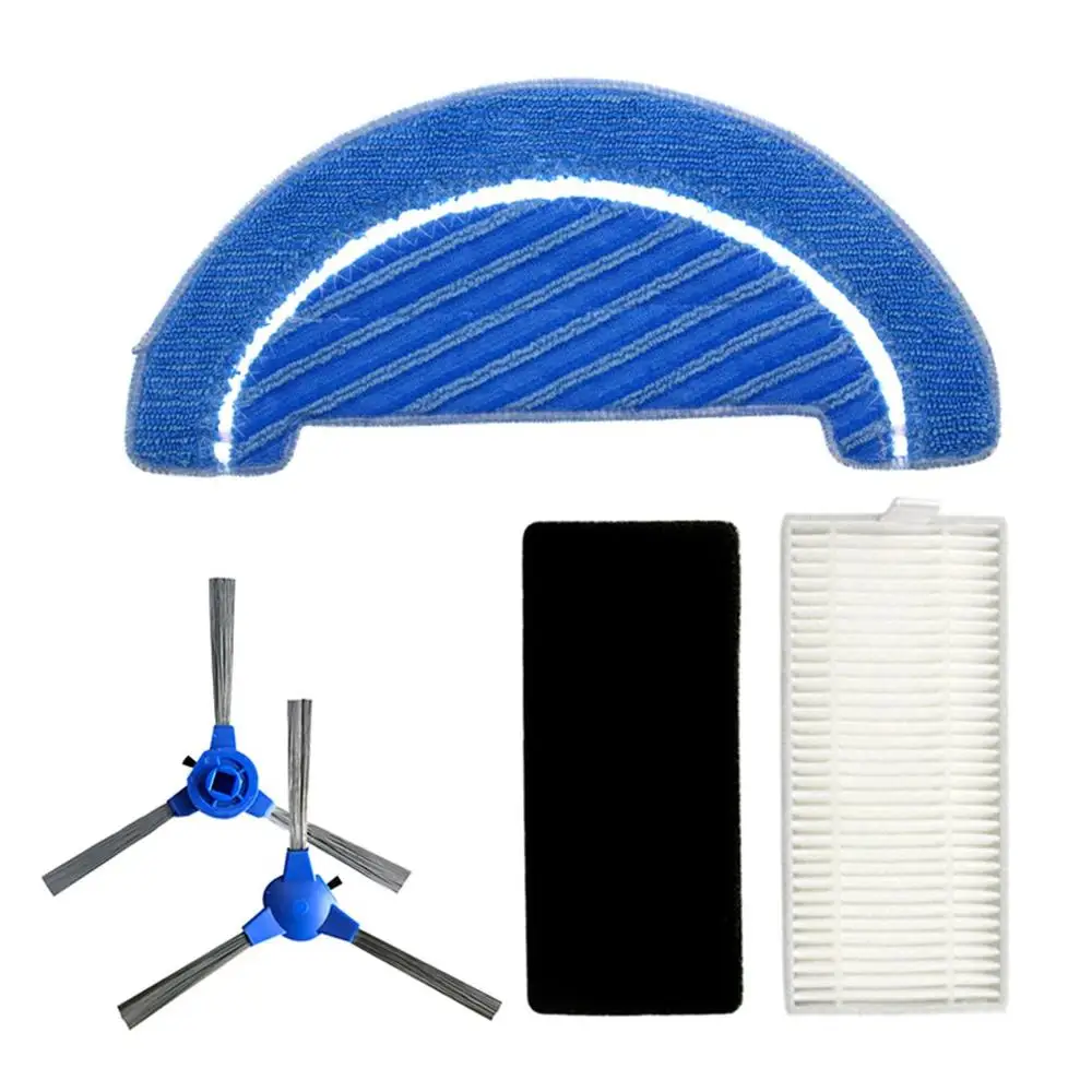 

5Pcs / Pcs Fabric 10 Mop Pads For Conga 1090 Series Robot Vacuum Cleaner Accessories Mop Fabric Insert Kit