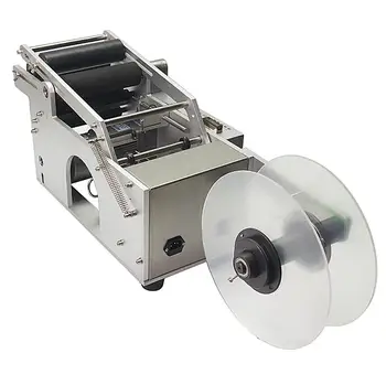 

label attaching machine label attacher Label Sticker Semi-automatic Round Bottle Labeler Sticking machine circular Sticker