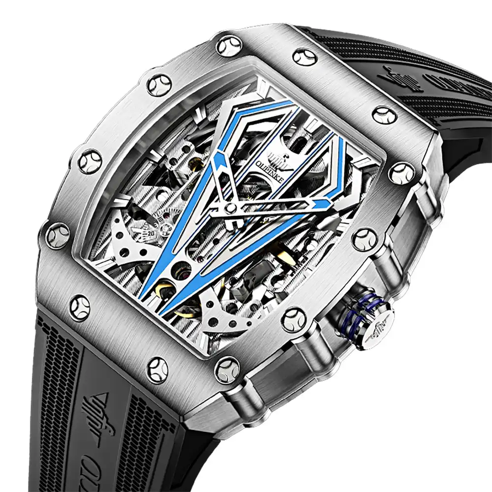 Montre tonneau automatique homme Clearance