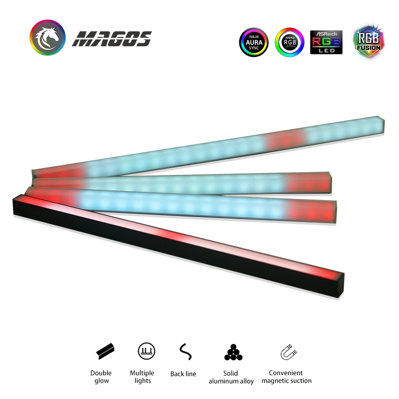 Symphony PC RGB Lighting Strip  Chassis Magnetic D-RGB Strip 40CM Pollution Atmosphere 5V ASUS AURA SYNC