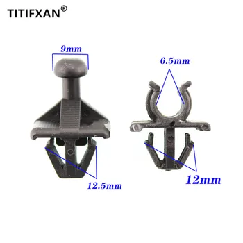 

2PCS Car trunk luggage board support bar clip sub-buckle for Nissan Tiida Livina plastic fasteners