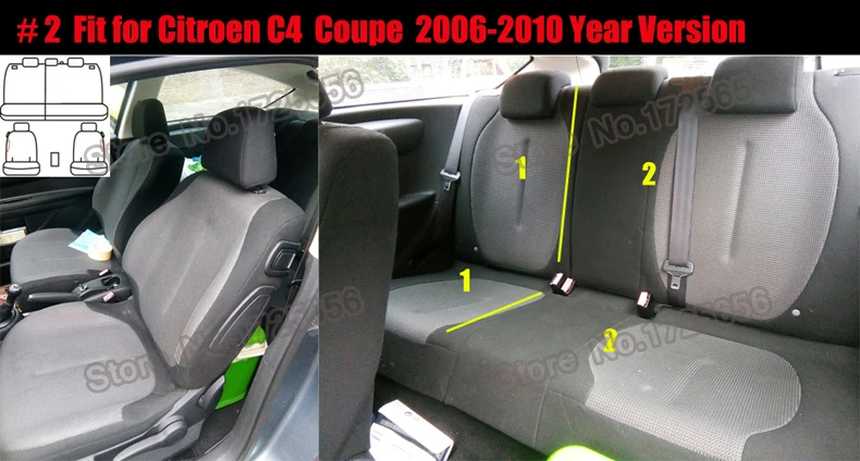 AutoDecorun 15 шт./компл. перфорированной натуральной чехлы на сиденья для Citroen C4 Aircross аксессуары кожаные защитные чехлы на сиденья 2006-2013
