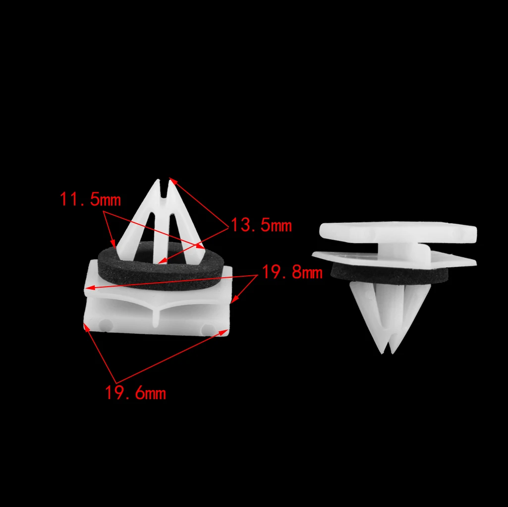15pcs 11mm Hole Door Panel Trim Clips For Hyundai Sonata Sportage 11518357