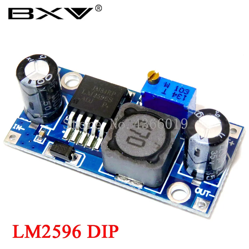 1 шт. LM2596 LM2596S LM2596HVS adjustable 4,5-40 в Регулируемый понижающий модуль питания - Цвет: LM2596 DIP