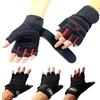 Guantes de gimnasia para musculación para hombre y mujer, mancuernas antideslizantes, con cinturón, para levantamiento de pesas, Crossfit ► Foto 2/6