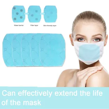 

5/10PCS Disposable Mask Gasket Pad Non-woven haze Mask Replacement Universal Protective Replaceable KN95 Mask Filter