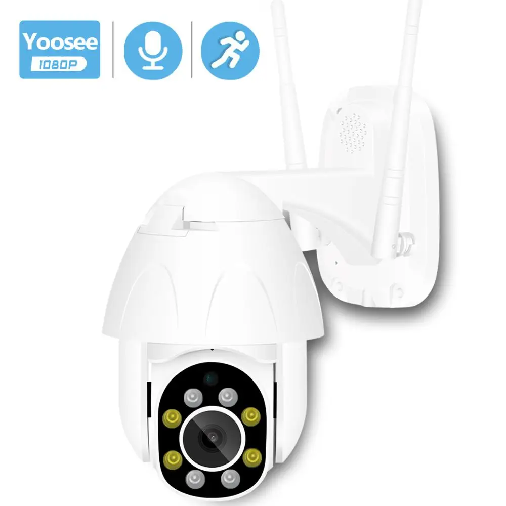 Ceny BESDER 2MP Yoosee kamera IP dźwięk wifi prędkość kopuła kamera ochrony PTZ automatyczne śledzenie P2P chmura bezprzewodowa kamera CCTV z gniazdem SD