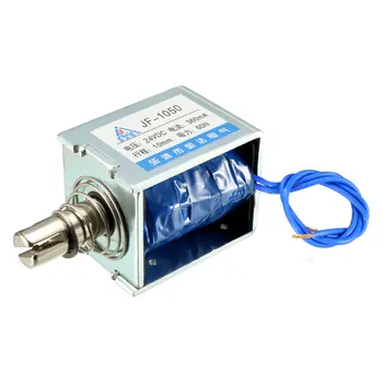 

uxcell JF-1050 DC 24V 360mA 60N 10mm Pull Type Open Frame Linear Motion Solenoid Electromagnet