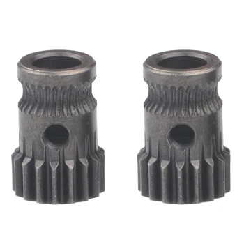 

2PCS Wire Feed Wheel for Bondtech Extruder Hardened Steel 1.75MM Bidirectional Extrusion Wheel 3D Printer(with Holes)