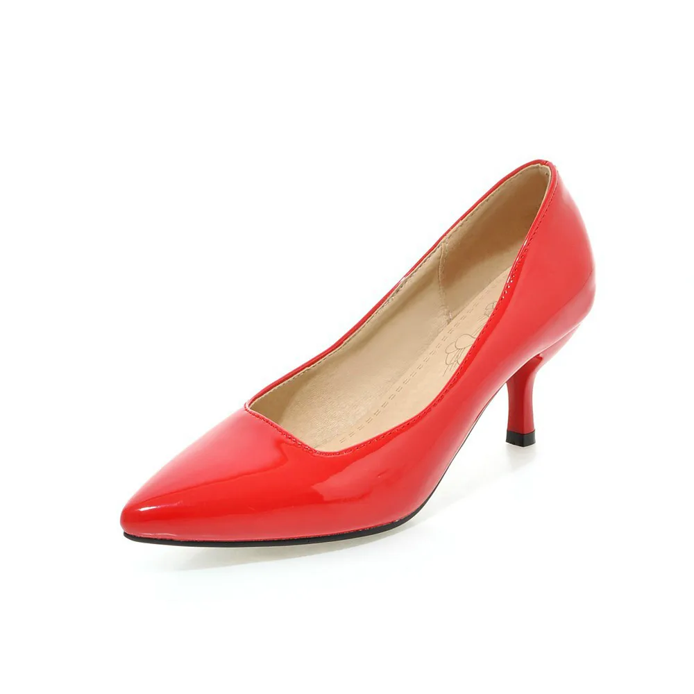 

MFYB Women's single shoes 2019 autumn new fashion shallow mouth pointed shoes large size 34-43 stiletto high heel shoes