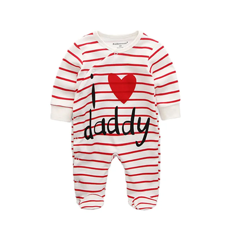 Roupa de bebes/комбинезон с длинными рукавами для новорожденных мальчиков и девочек; хлопковые пижамы; Комбинезоны для детей от 0 до 12 месяцев; одежда для малышей - Цвет: RFL1105