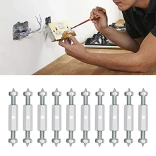 Переключатель гнездо кассеты винты Поддержка стержень настенный переключатель коробка ремонт электрические аксессуары инструмент ALI88