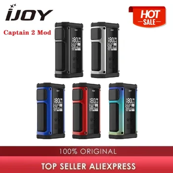 

Hot Sale Original IJOY Captain 2 Max TC Vape MOD 180W Max Output E-cig Box Mod fit Dual 18650 Batteries Vs Gen Mod / Swag II