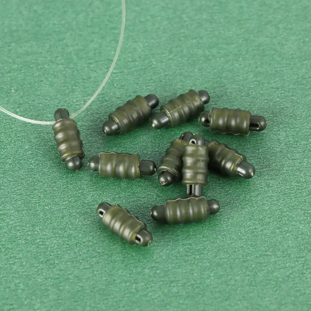 Quick Change Stop Bead Method Feeder Carp Fishing Rig Connector Bead Line Holder Trough Carp Tackle Equipment Fishing Tool 10PCS