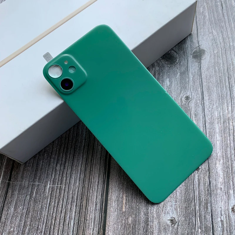 Mint Green Ультратонкая Защитная пленка для экрана из ПВХ для iPhone XR, для замены на iPhone 11, задняя пленка, чехол, Мягкий защитный чехол для задней панели из ПВХ - Цвет: Mint Green