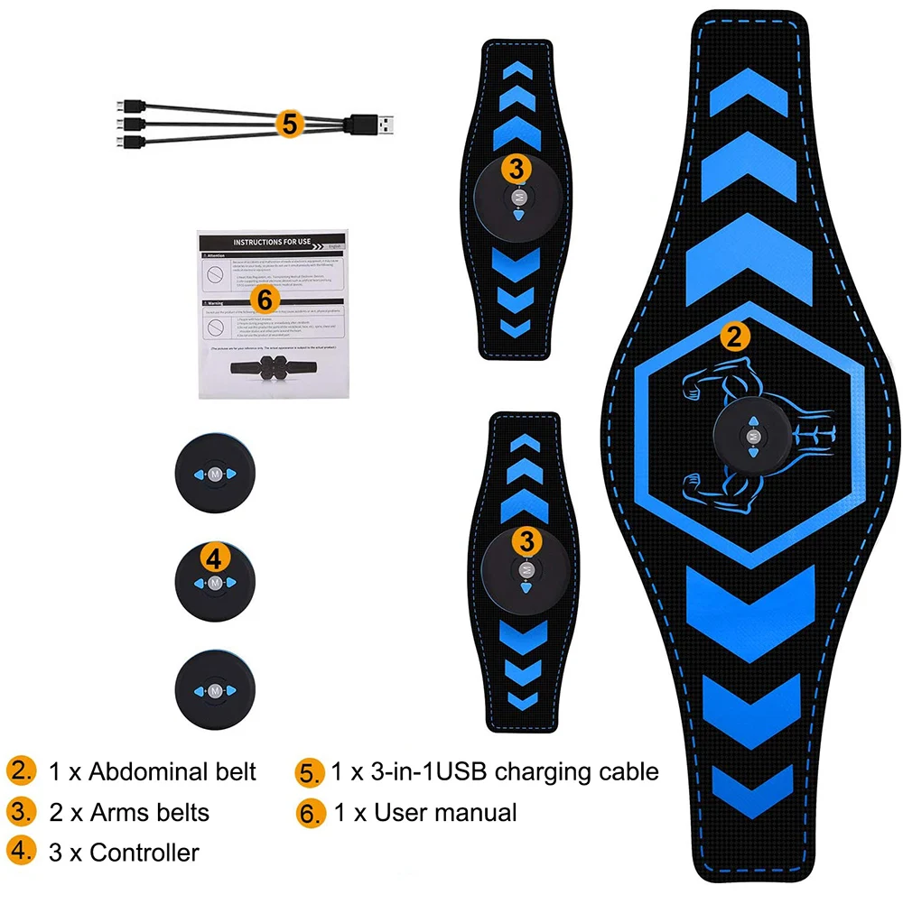 Электро стимулятор мышц Тренажер для бедер Тонер фитнеса тело похудения EMS