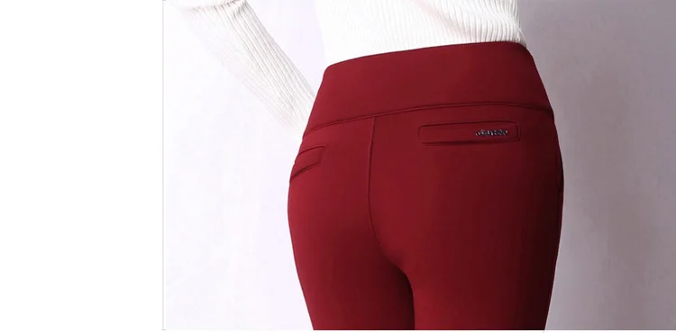 VIIANLES бархатные штаны, женские обтягивающие брюки, зимние плотные Pantalon, теплые Стрейчевые узкие брюки, утепленные женские Pantalon, es Mujer