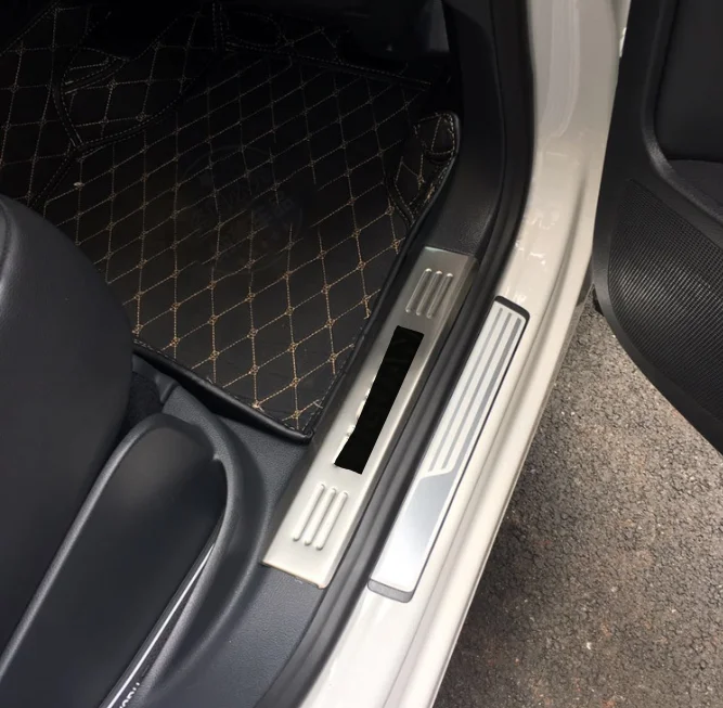 Forvolkswagen VW Tiguan 2010- Нержавеющая сталь порога Шаг накладки на пороги A