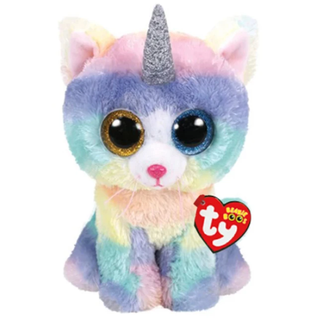 Ty Beanie Boos Big Eyes Unicorn Fox Cat Penguin Poodle Owl Plush Stuffed Animal Super Soft Bedside Toys Doll Gift For Kids 15CM 15cm