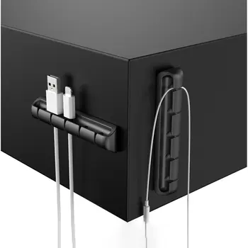 

Data Cable Organizer Silicone Storage Winding Cable Management Clamp For Mouse Keyboard Earphone Headset