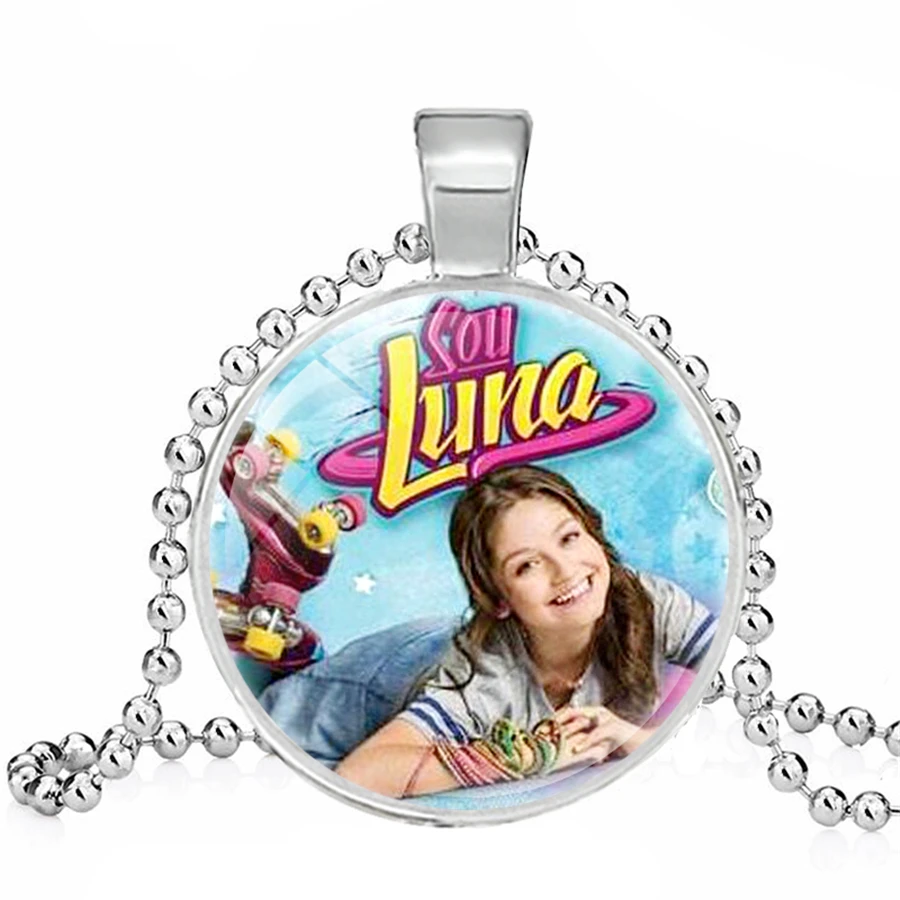Pop TV Soy Luna Pendants Necklace Elenco De Soy Luna Necklaces Glass Photos  Cabochon Chain Necklace Girls Kids Jewelry Collar|Pendants| - AliExpress
