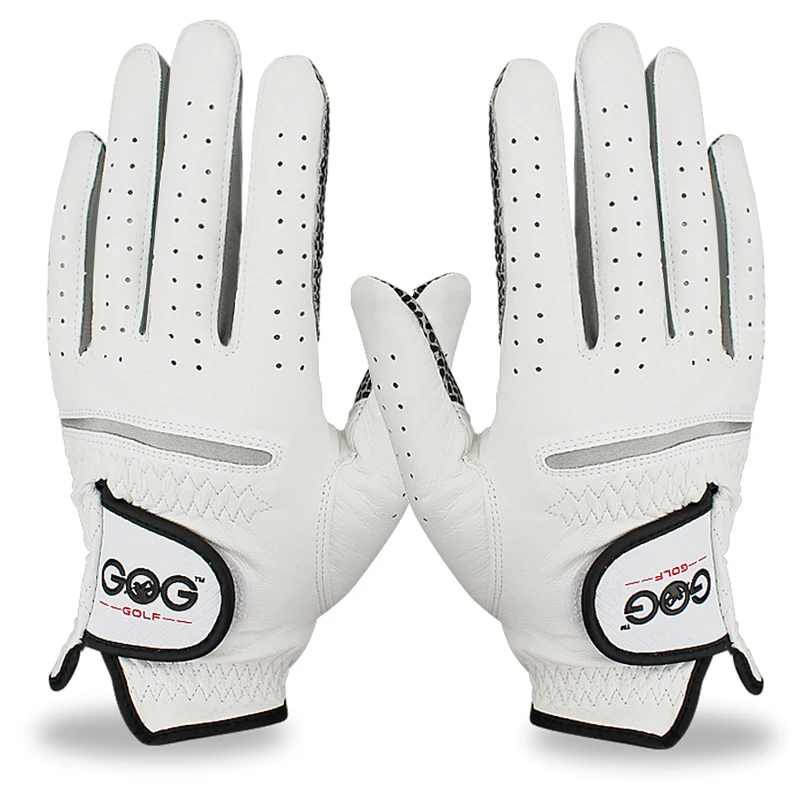 Free Shipping Genuine Leather Golf Gloves Men