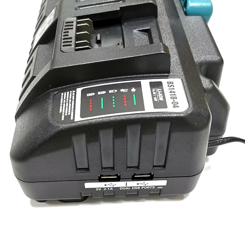 For BOSCH 14.4V 18V Li-ion Charger Rapid Optimum 4-Port 3A Charging Current Repl