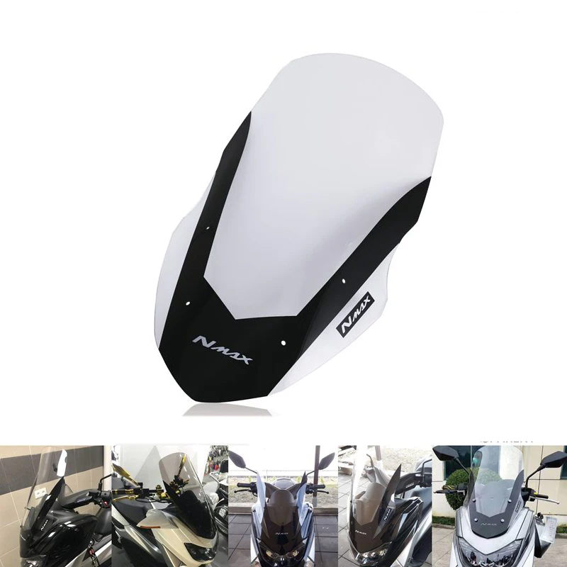 

Motorcycle Headlight Windshield Windscreen Long for Yamaha Nmax155 Nmax125 Nmax 125 155 2016-2018