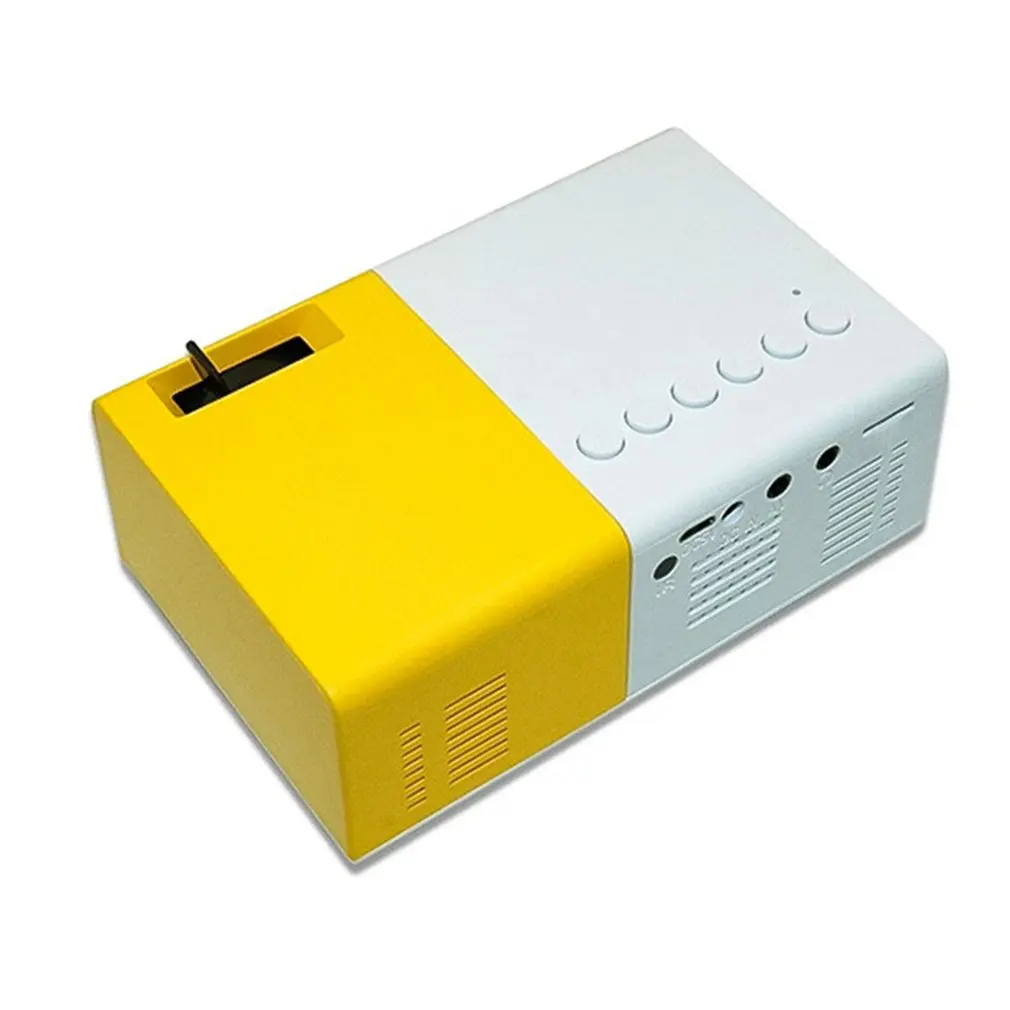 Portable Projector 3D HD LED Home Theater Cinema 1080p HDMI-compatible USB Audio Projector Yg300 Mini Camara Masanori