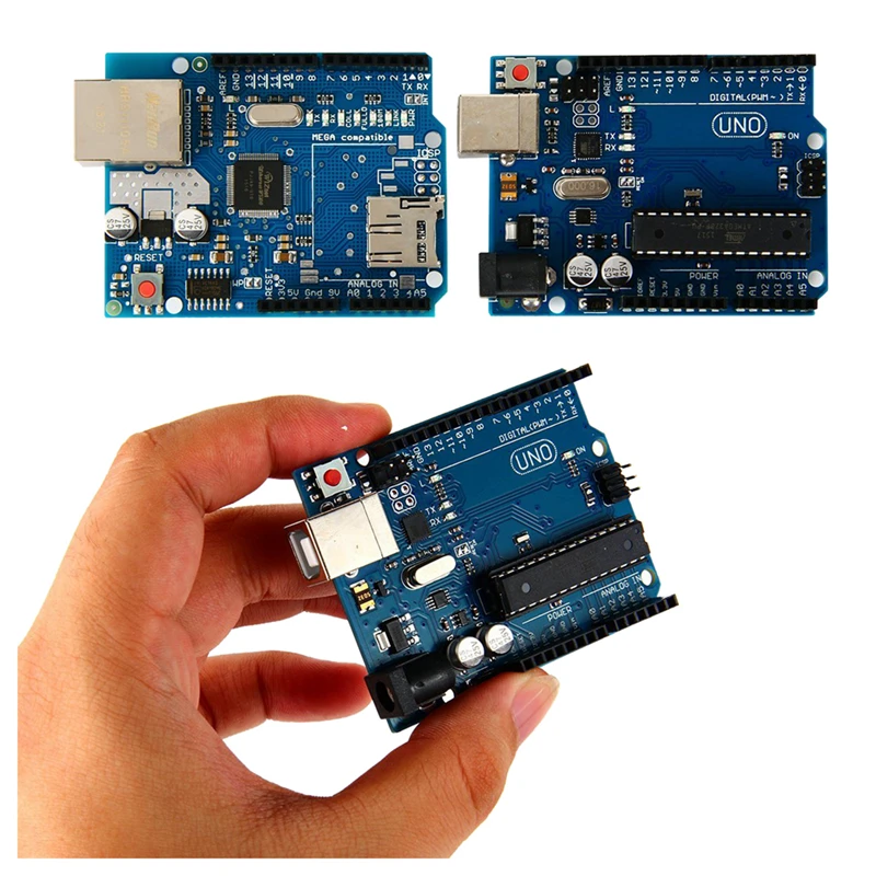 UN R3 ATMEGA328P ATmega16U2 Board Ethernet Shield W5100 TE366 Expanding Network 3