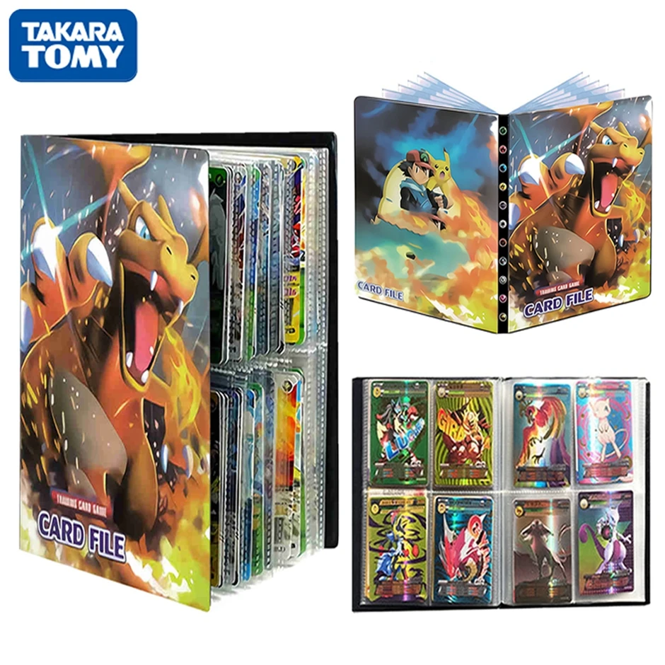 TAKARA TOMY 240Pcs Pokemon Cards Album Book Cool Anime Cartoon Charizard  Collectors Binder Game Card EX GX Folder Kid Toy Gift - AliExpress Toys &  Hobbies