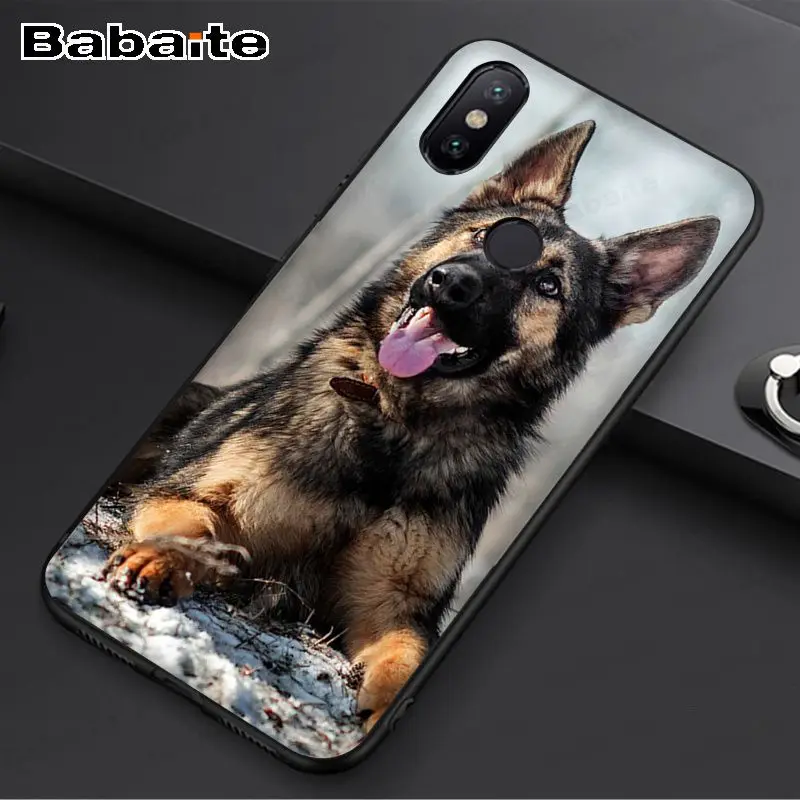 A3 Чехол для redmi 7 немецкая овчарка Собака Мягкий высококлассный защитный корпус телефона для redmi 7 5plus 5A 6pro 4 note5A note6pro note7 чехол - Цвет: A3