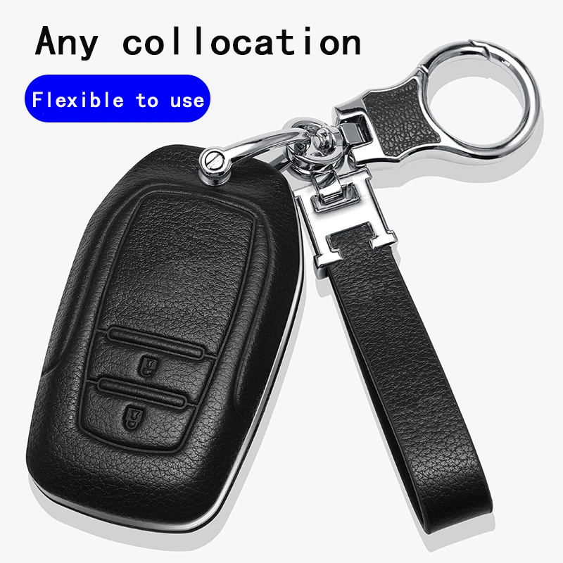 

High quality New car key case shell Full cover For Toyota Crown Highlander new Camry RAV4 Carola Leling Prado 2020 Accessories