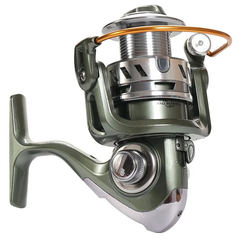 2020 Metal Spool Spinning Fishing Reel 12+1BB Superior Wheel For Freshwater Saltwater Fishing 1000-6000 Series 5.5:1 Wheel Reel