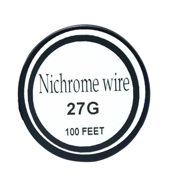 

Nichrome wire 27 Gauge 100 FT 0.35mm Cantal Resistance Resistor AWG Heating wire Resistance wire Alloy heating yarn Mentos