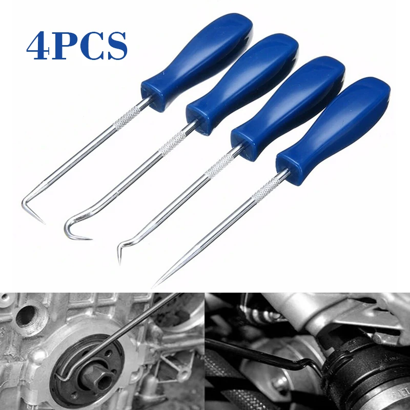 4pcs Car Pick Hook font b Set b font O Ring Oil Seal Gasket Puller Remover