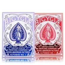 Bicycle AUTOBIKE No.1 Playing Cards Blue/Red Retro Poker Magic Cards Magia Props Magic Tricks for Professional Magician